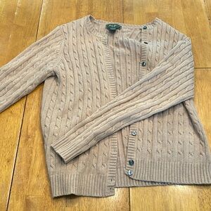Eddie Bauer Cable Knit Cardigan - Tall M